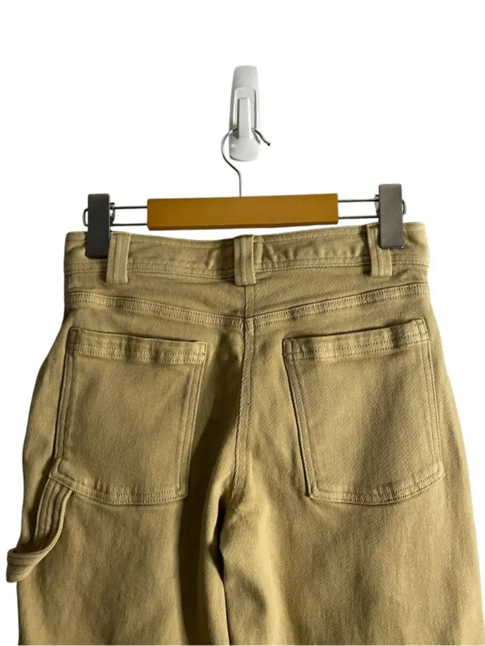 Aritzia x Sunday Best Women's Khaki/Tan Utility Straight Fit Cargo Pants